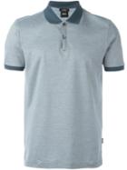 Boss Hugo Boss Contrasting Detail Polo Shirt, Men's, Size: S, Blue, Cotton