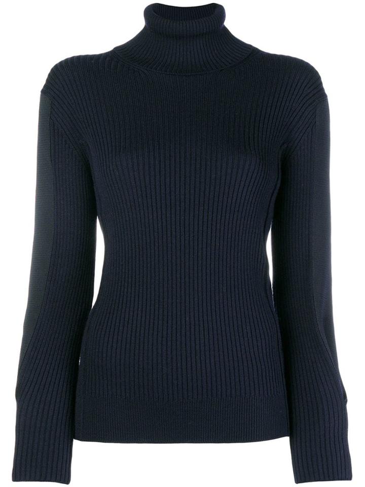 Chloé Roll-neck Fitted Sweater - Blue