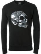 Markus Lupfer Sequin Skull Sweatshirt