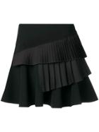 Victoria Victoria Beckham Pleated Mini Skirt - Black