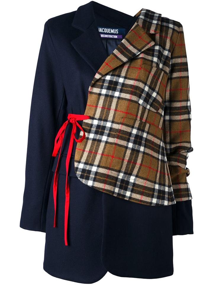 Jacquemus Checked Asymmetric Blazer