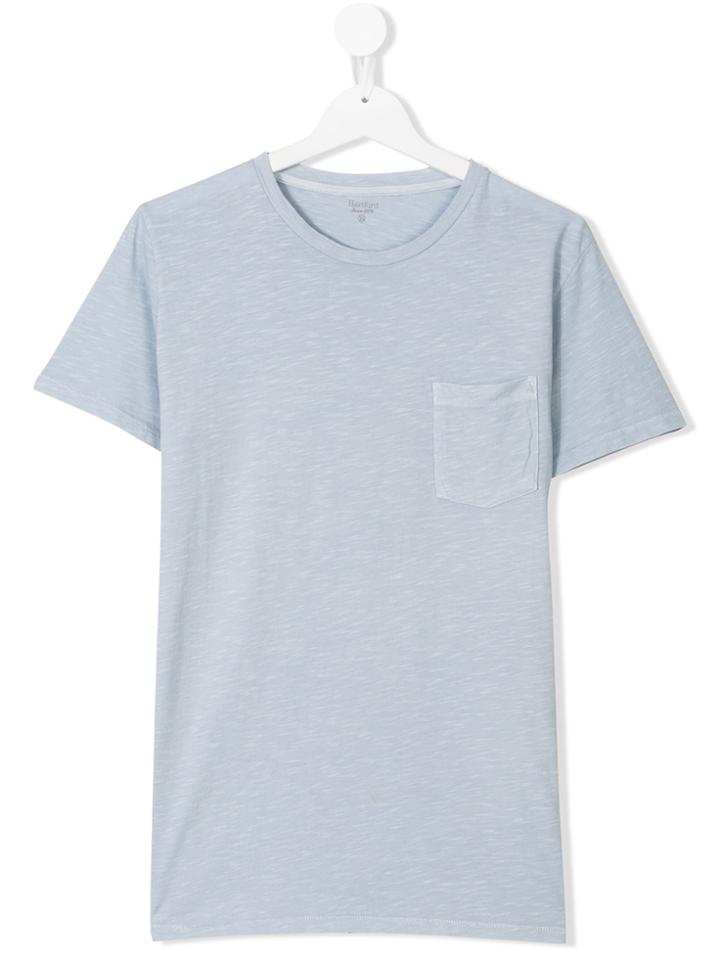 Hartford Kids Teen Chest Pocket T-shirt - Blue