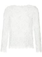 Huishan Zhang Lace Embroidered Blouse - White