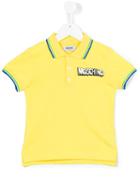 Moschino Kids Embroidered Logo Polo Shirt, Boy's, Size: 10 Yrs, Yellow/orange
