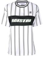 Adidas Striped Loose T-shirt - White