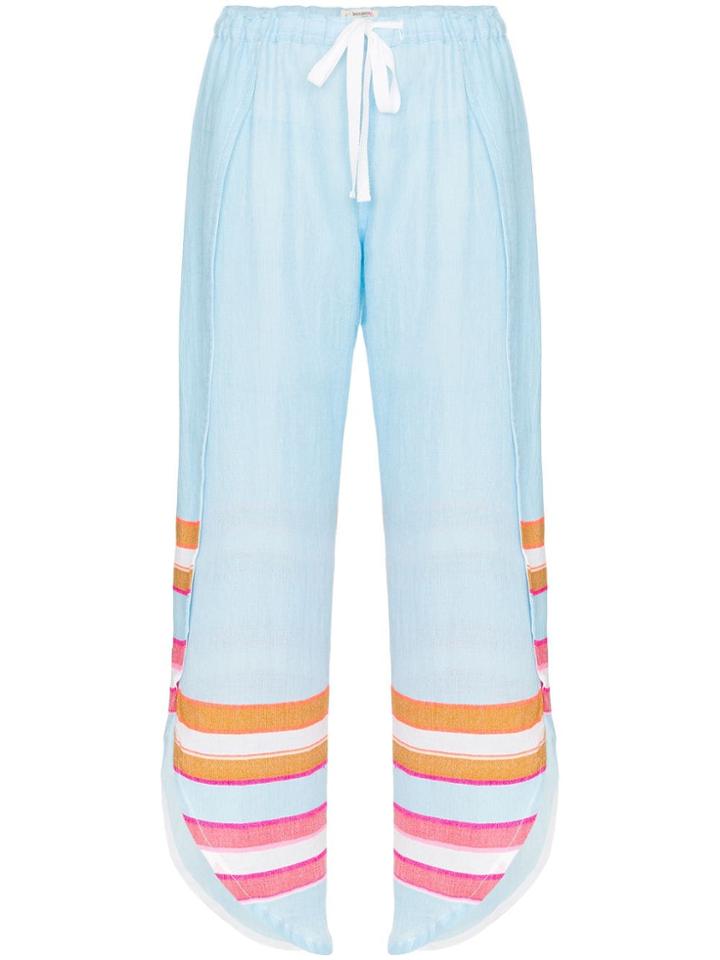 Lemlem Eskedar Fly-away Trousers - Blue