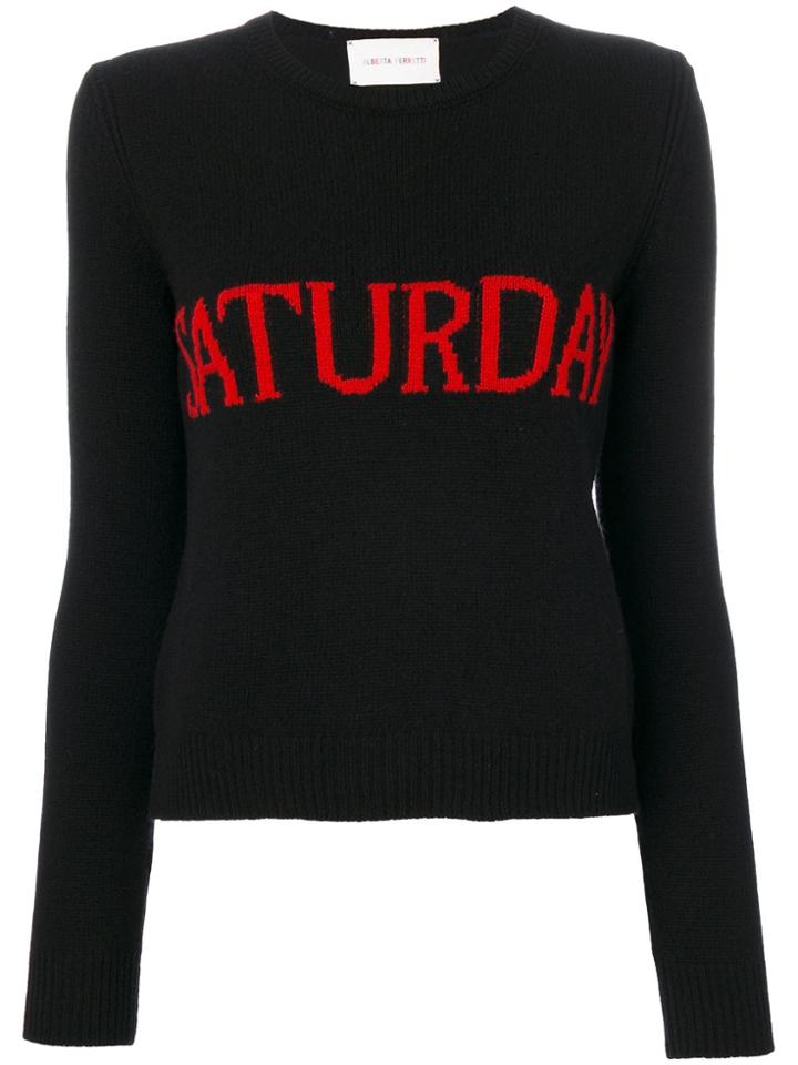 Alberta Ferretti Saturday Jumper - Black