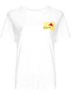 Alexa Chung Logo Print T-shirt - White
