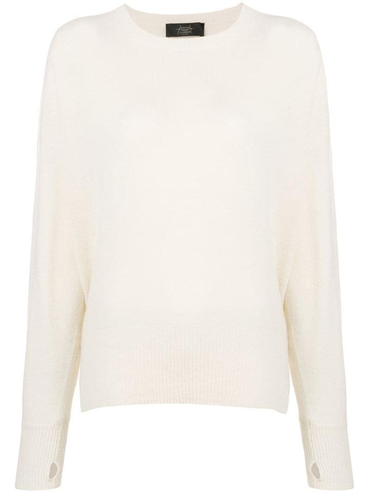 Maison Flaneur Cashmere Jumper - Neutrals