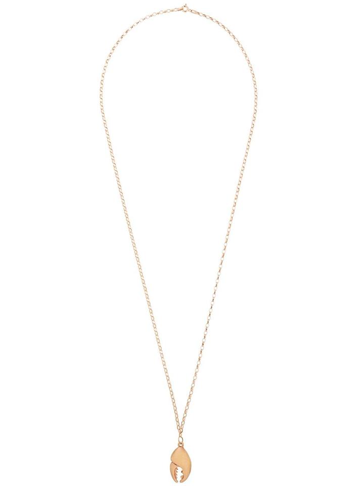 True Rocks 'crab Claw' Pendant Necklace - Metallic