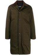 Dsquared2 Button-up Parka Coat - Green