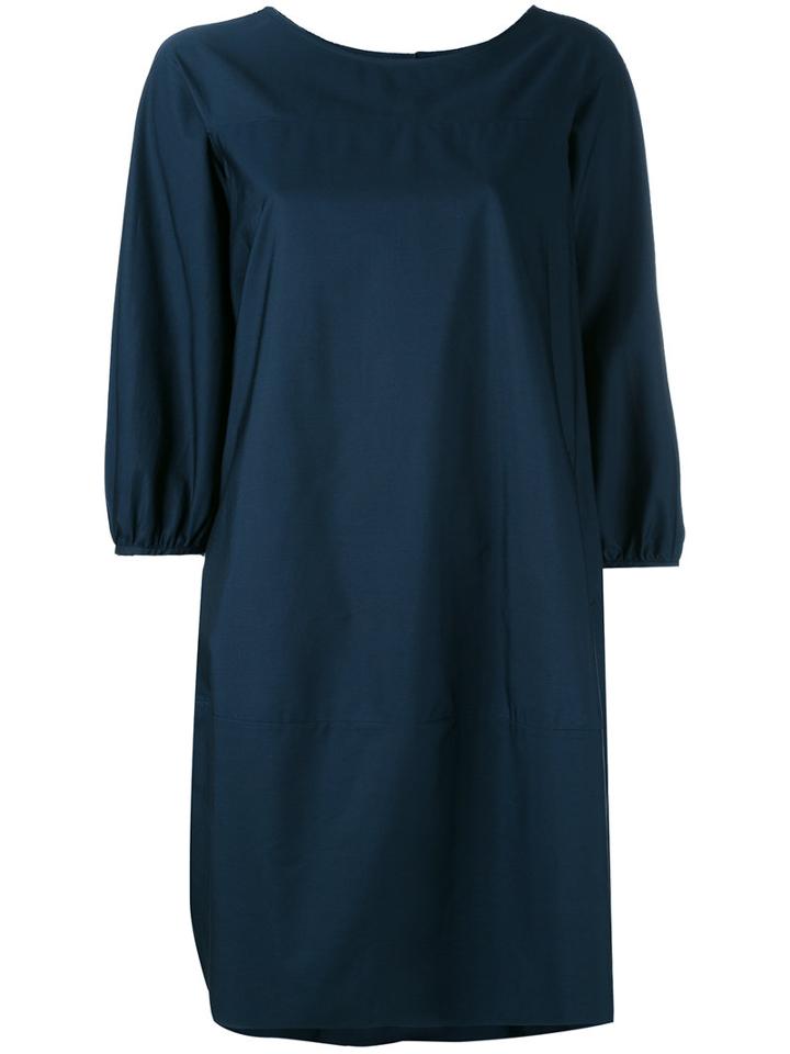 Aspesi - Shift Dress - Women - Cotton - 42, Women's, Blue, Cotton