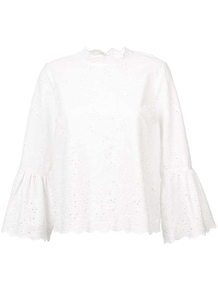 Ulla Johnson Flared Sleeves Blouse - White