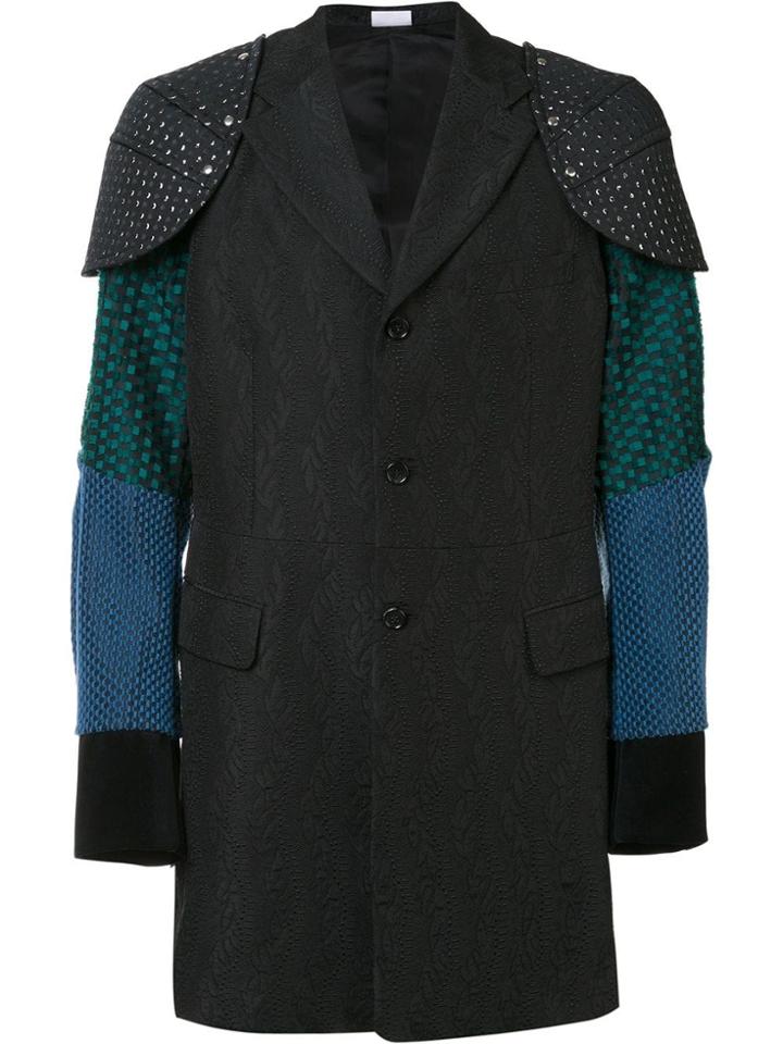 Comme Des Garçons Homme Plus Shoulder Armour Coat - Black