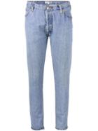 Re/done - Originals High Rise Skinny Jeans - Women - Cotton - 24, Blue, Cotton