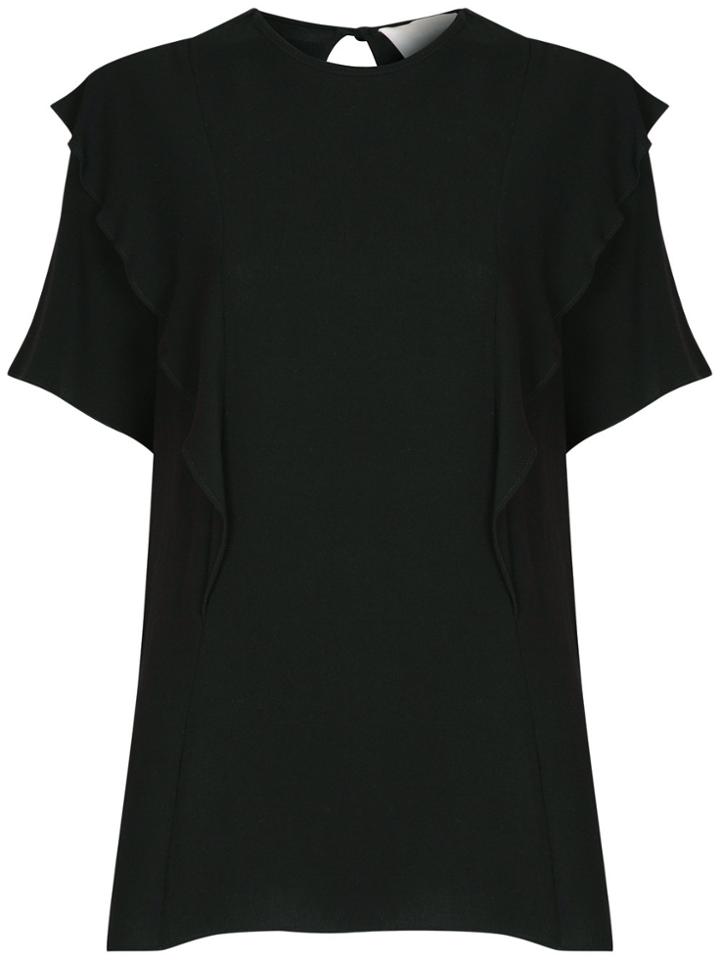 Lilly Sarti Ruffled Blouse - Black