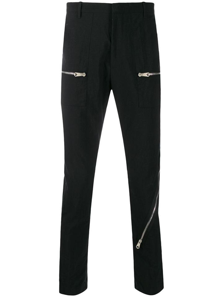 Paul Smith Zip-detail Trousers - Black