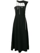 Christopher Kane Squiggle Cupchain Corset Gown - Black