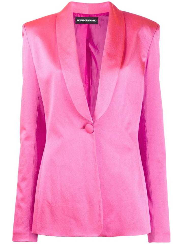 House Of Holland Classic Single-breasted Blazer - Pink