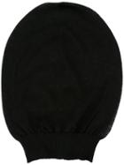 Rick Owens Beanie Hat, Men's, Black, Cotton/polyamide