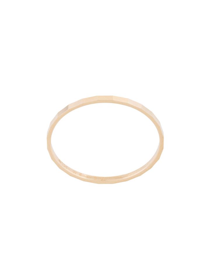 Mehem Thin Band Stacking Ring - Metallic