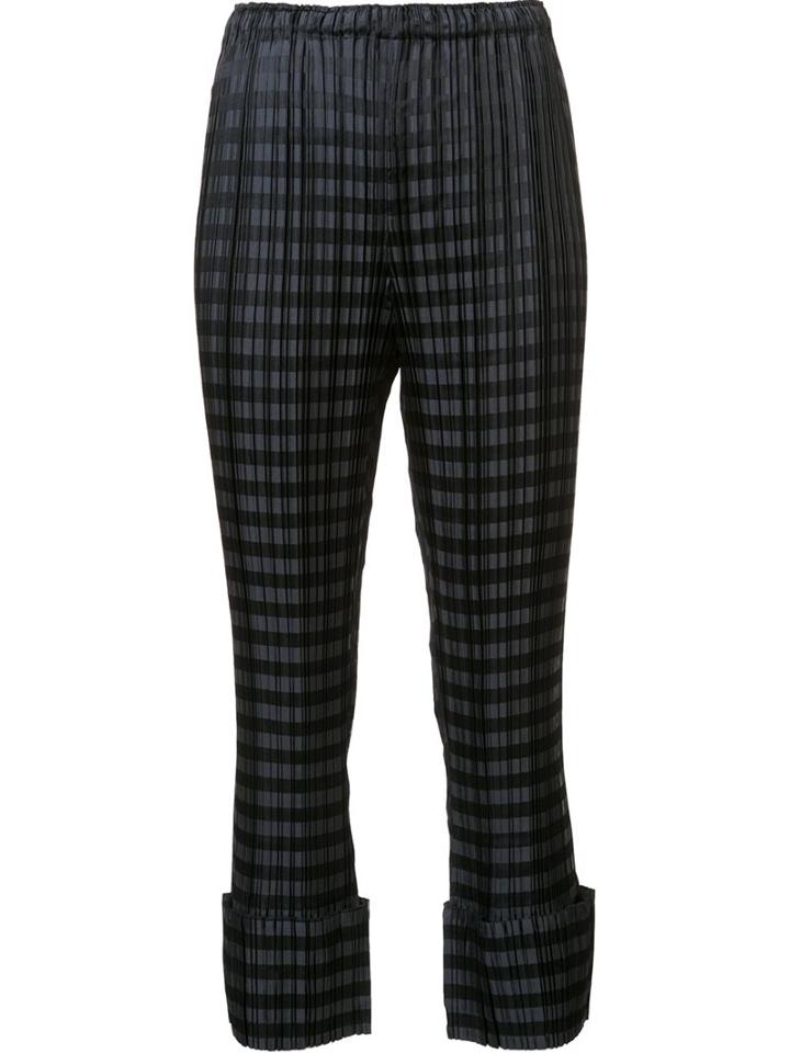 Issey Miyake 'dim Light' Cropped Trousers