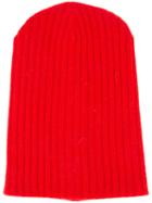 The Elder Statesman - Cashmere Summer Cap - Unisex - Cashmere - One Size, Red, Cashmere