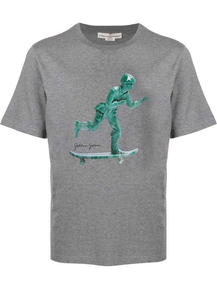 Golden Goose Soldier Toy Print T-shirt - Grey