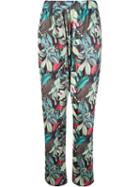 Lygia & Nanny Foliage Print Straight Trousers