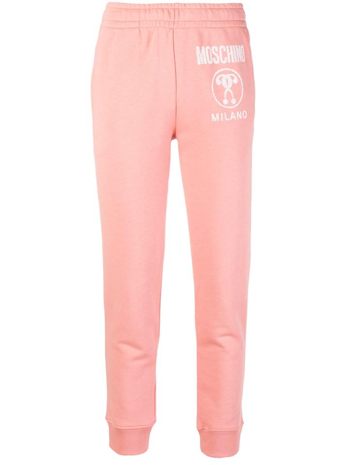 Moschino Milano Track Pants - Pink