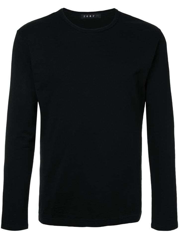Roar Rear Gun Print Top - Black