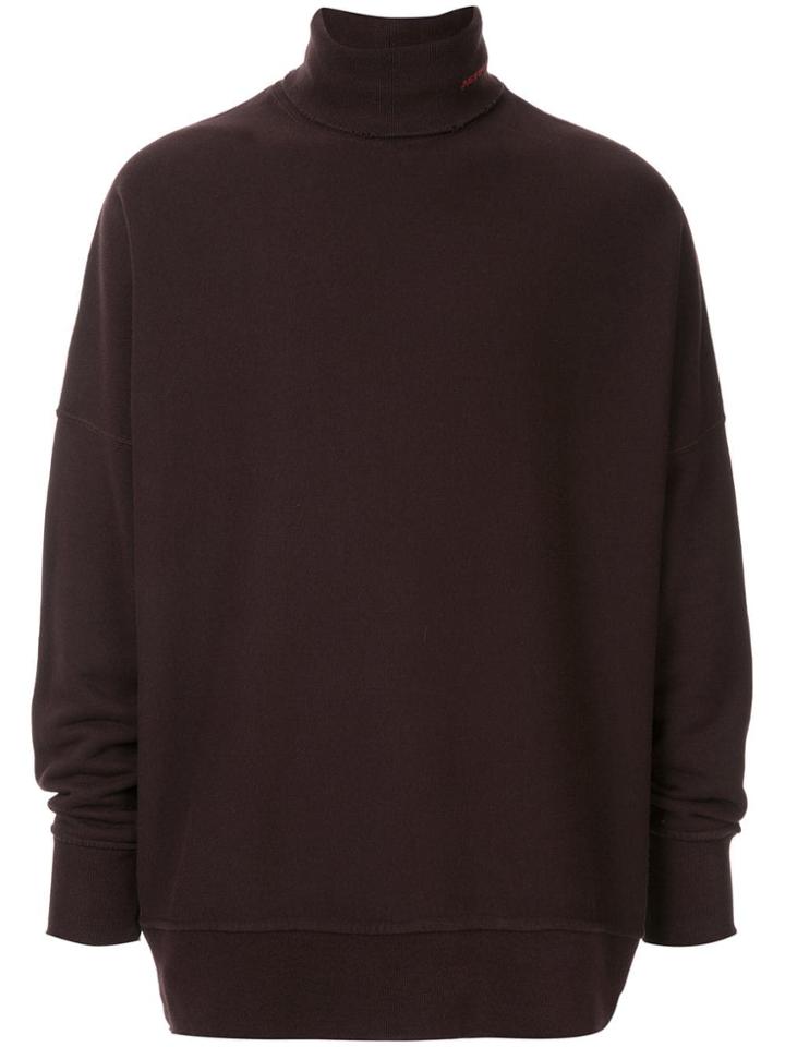 Calvin Klein 205w39nyc Turtleneck Jumper - Brown