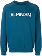 Ron Dorff Alpinism Slogan Sweatshirt - Blue