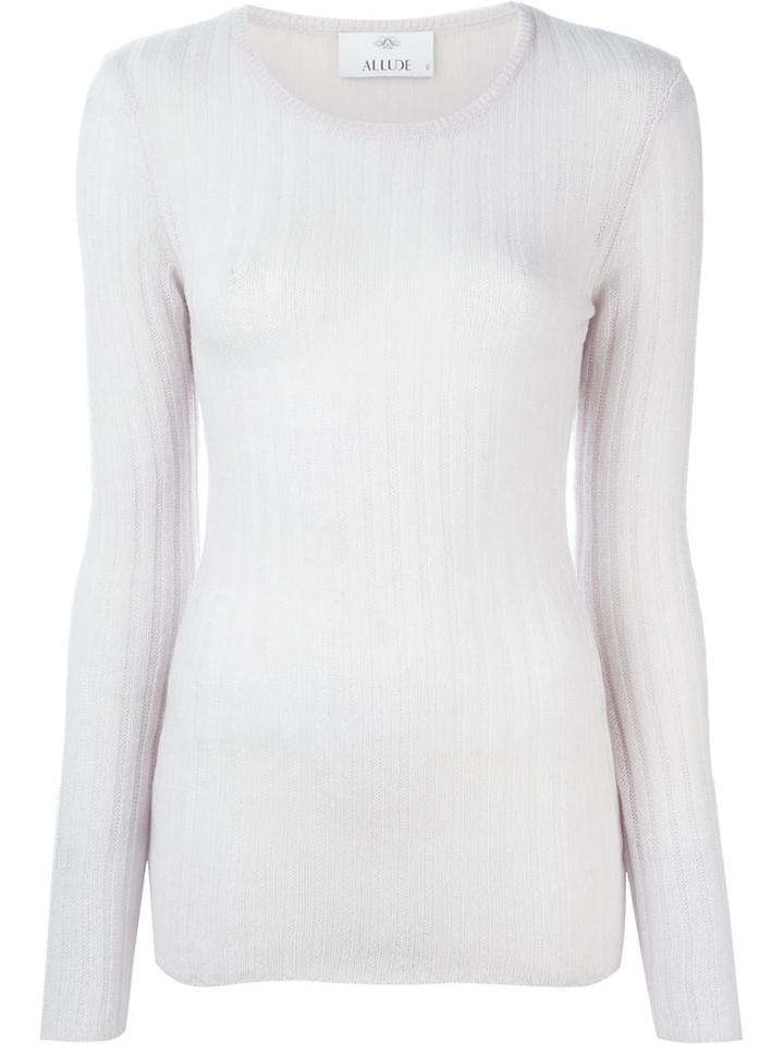 Allude Sheer Jumper