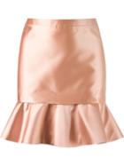 Martha Medeiros Flared Hem High Waist Skirt