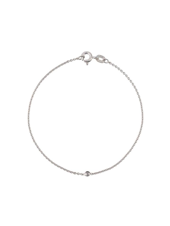 Wouters & Hendrix Gold 18kt White Gold Single Diamond Bracelet -