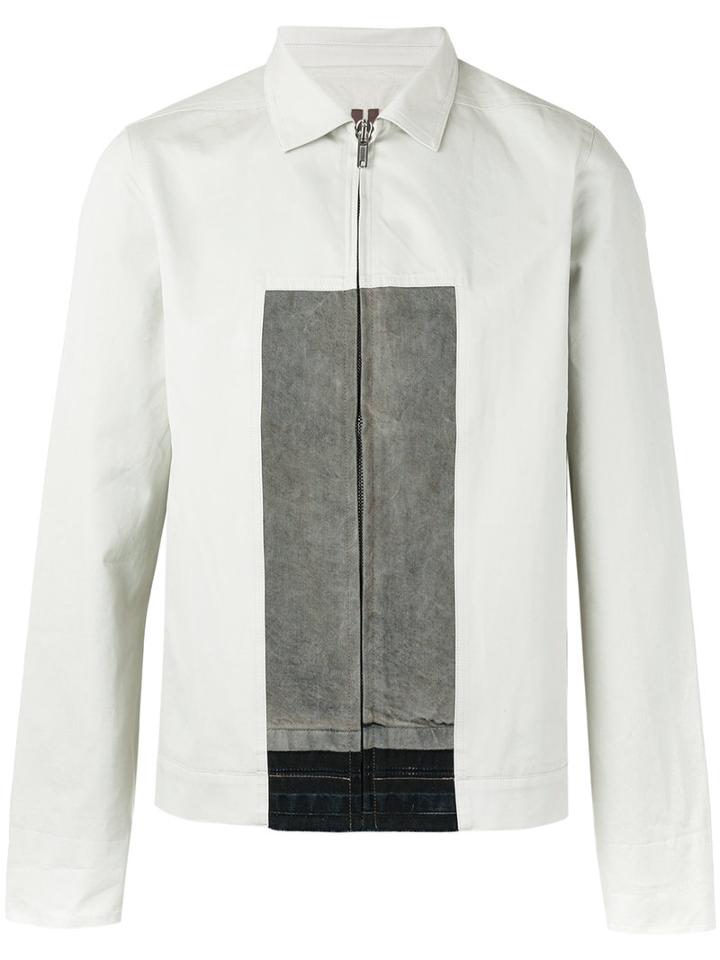 Rick Owens Drkshdw - 'giacca' Jacket - Men - Cotton - M, Nude/neutrals, Cotton