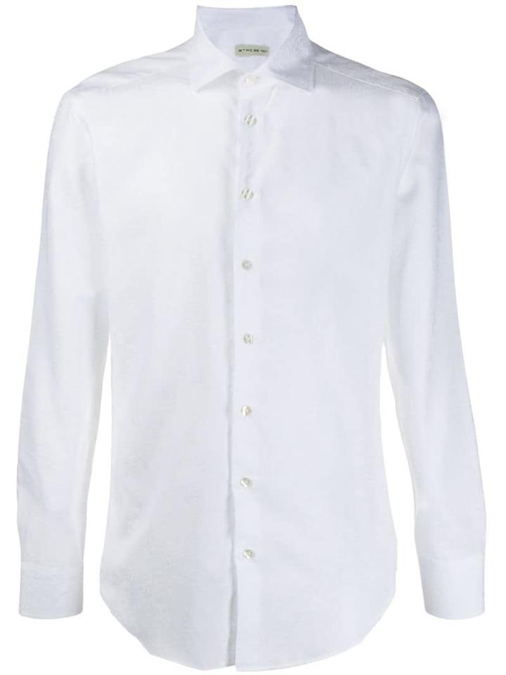 Etro Floral Jacquard Shirt - White
