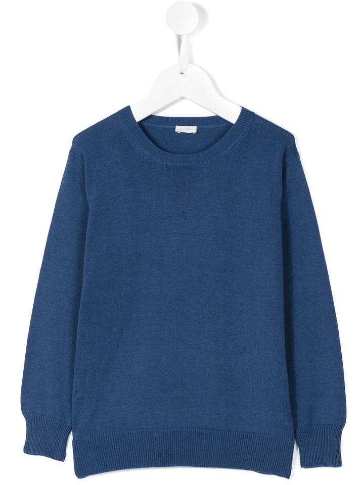 Il Gufo - Crew Neck Jumper - Kids - Cotton - 12 Yrs, Blue