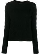 Theory Long Sleeved Sweater - Black