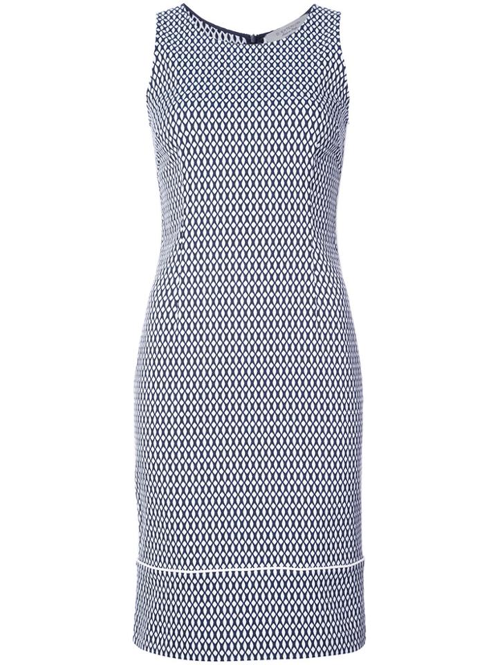 D.exterior Printed Dress - Blue