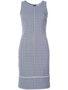 D.exterior Printed Dress - Blue