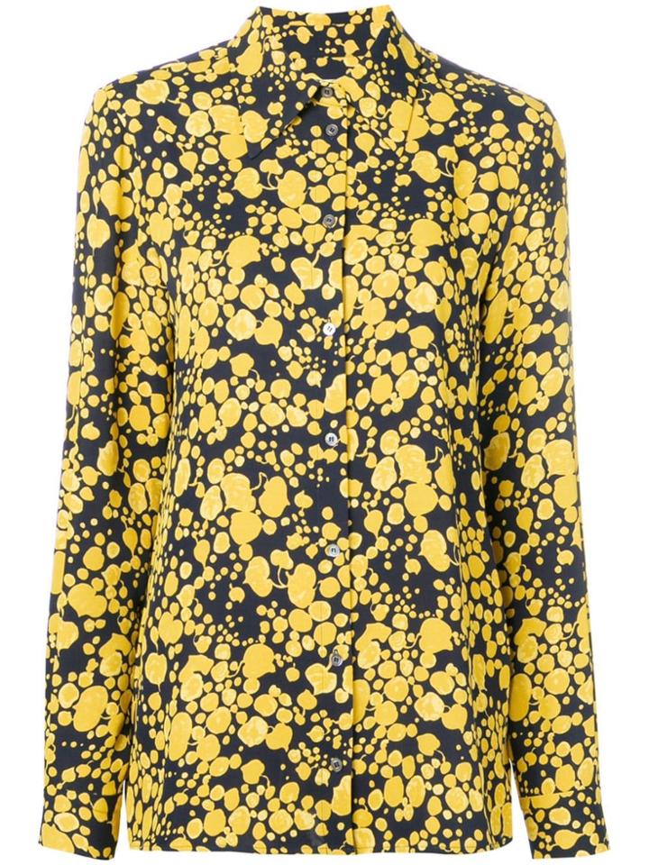 Victoria Victoria Beckham Floral Print Shirt - Yellow