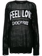 Givenchy Open Knit Jumper - Black