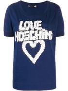 Love Moschino Cloud Logo T-shirt - Blue