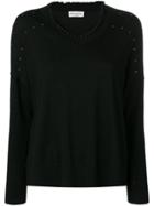 Sonia Rykiel Embellished Jumper - Black