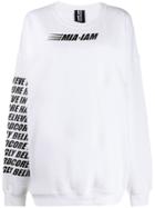 Mia-iam Big Puff 16 Oversized Sweatshirt - White