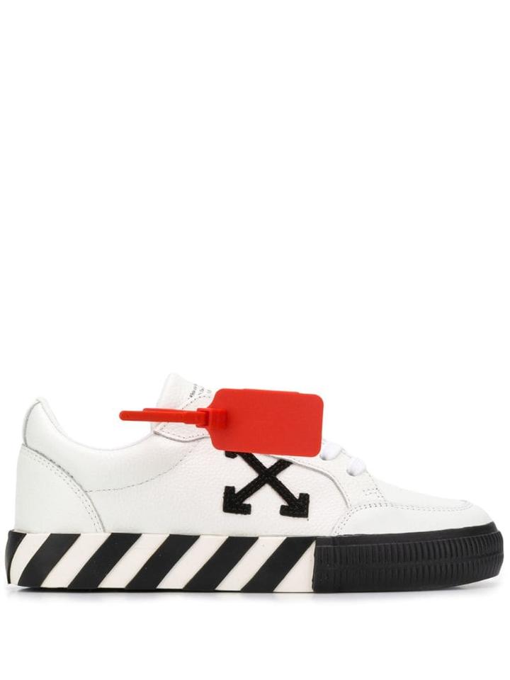 Off-white Low Top Stripe Sneakers