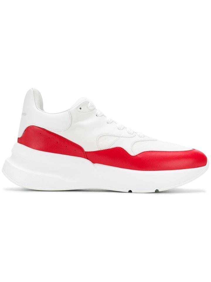 Alexander Mcqueen Contrast Lace-up Sneakers - Unavailable