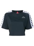 Kappa Cropped Logo T-shirt - Black